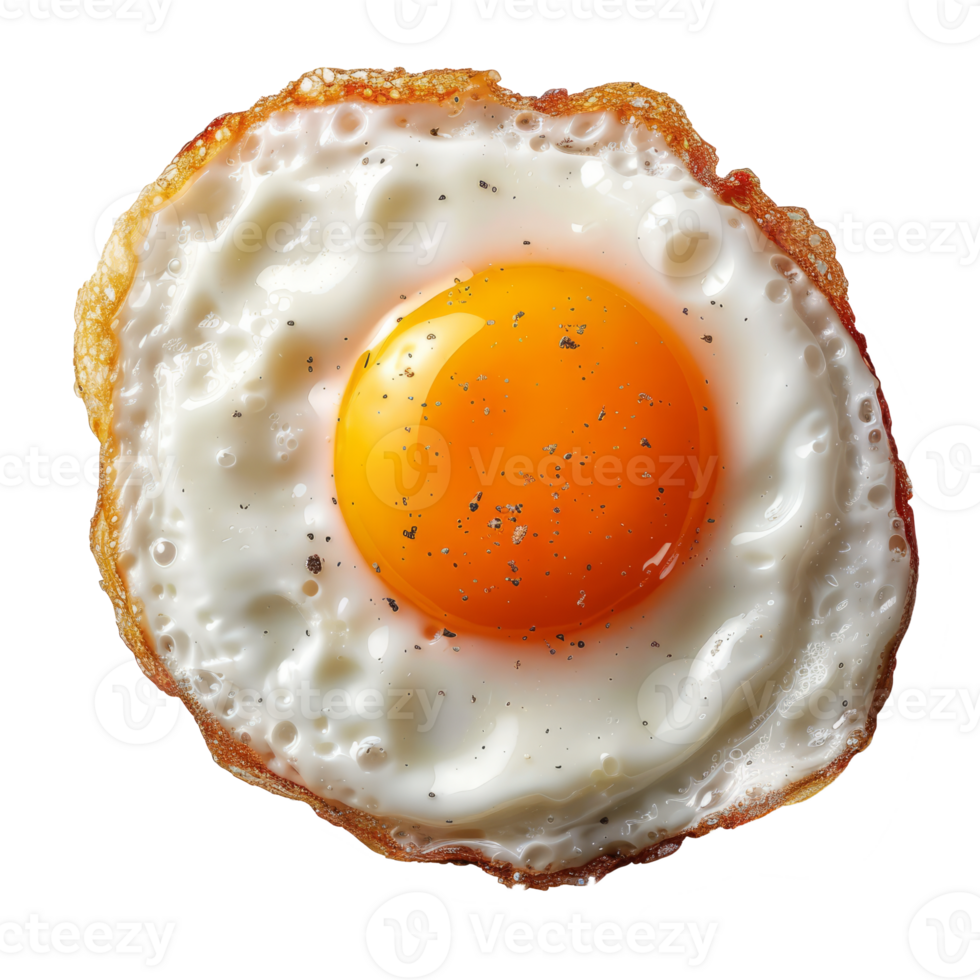 fried egg isolated on transparent background png