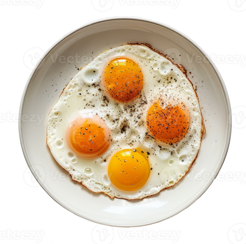 fried egg isolated on transparent background png