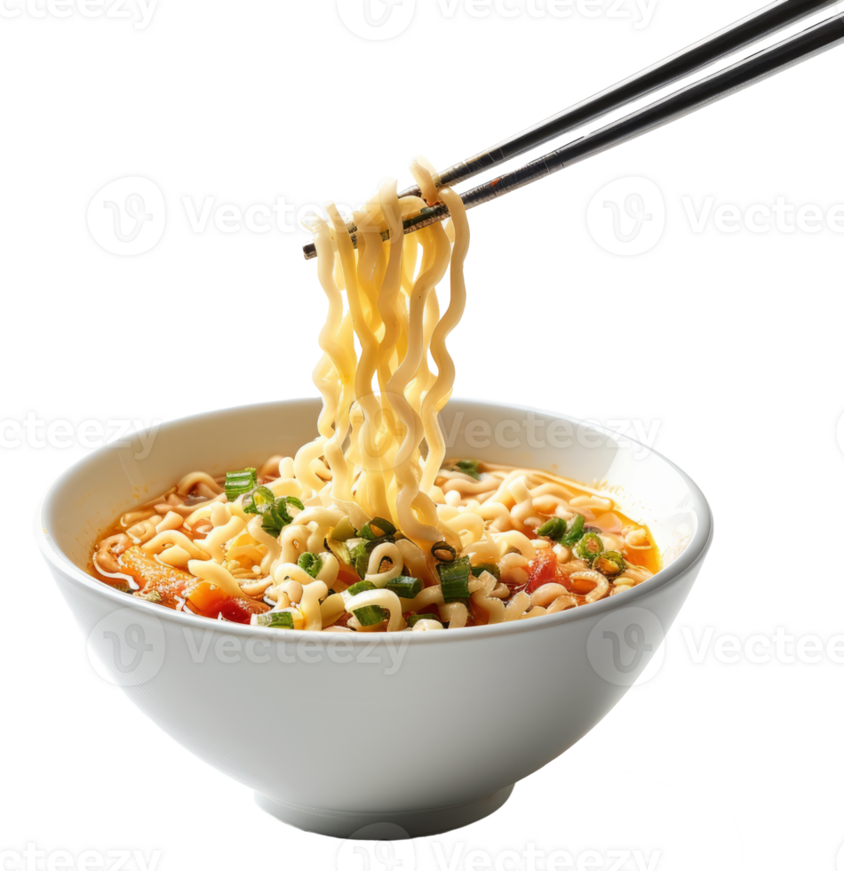 instant noodle isolated on transparent background png