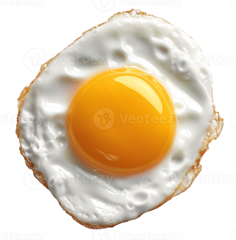 fried egg isolated on transparent background png