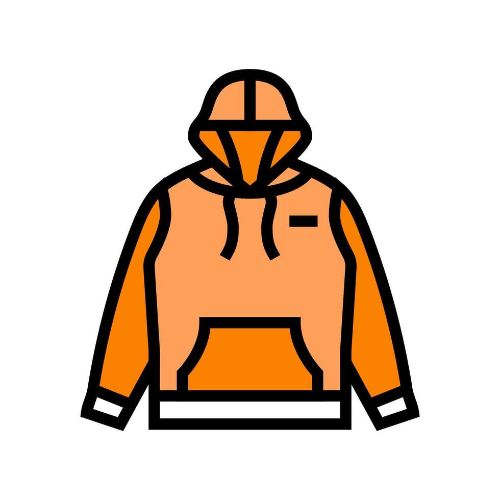 sudaderas ropa color icono ilustración vector