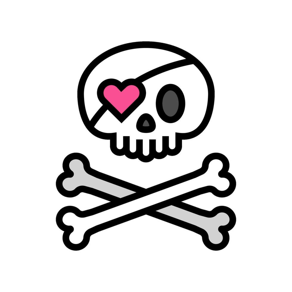 emotional hardcore emo core color icon illustration vector