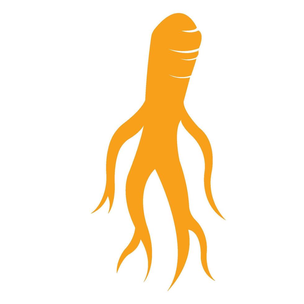 ginseng icon illustration design template vector