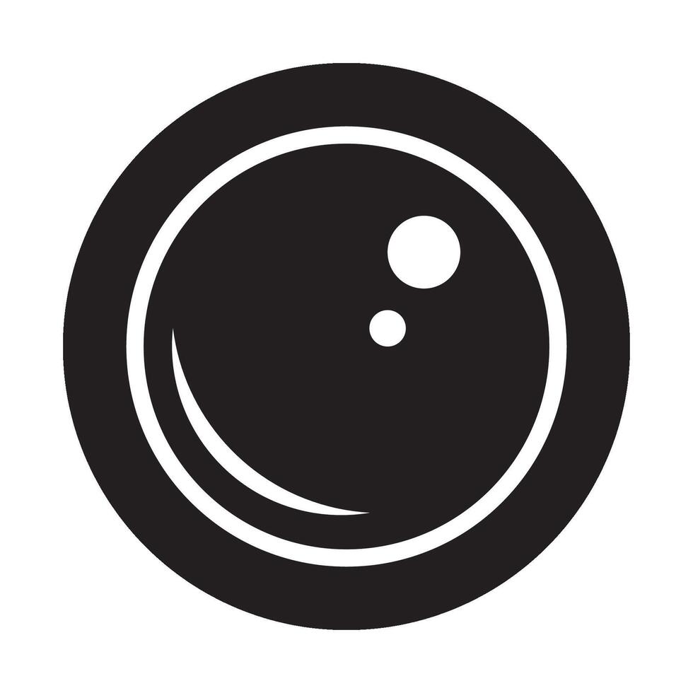 camera lens icon illustration design vector