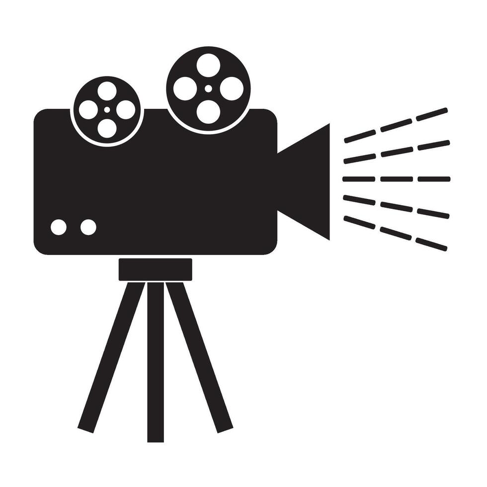 film projector icon illustrator design vector