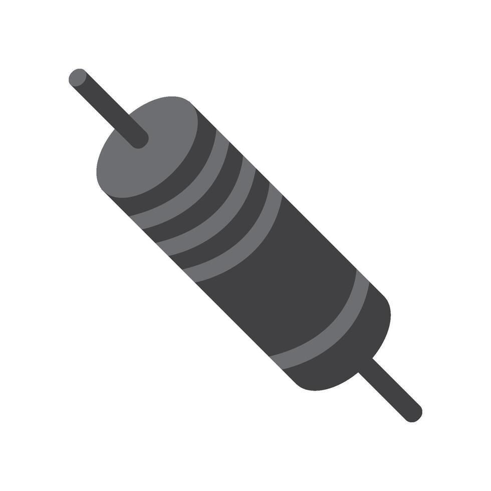 Electrical resistor icon illustration design vector