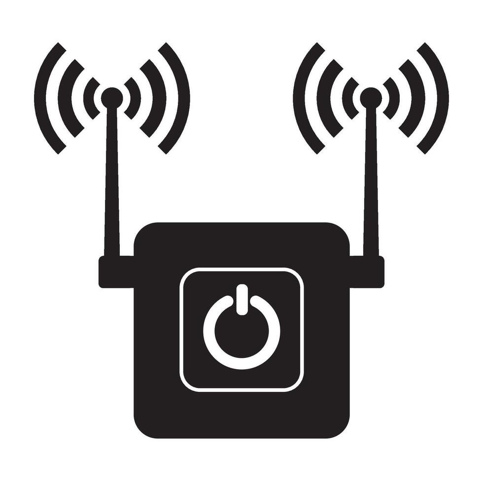 wifi router icon illustration design vector