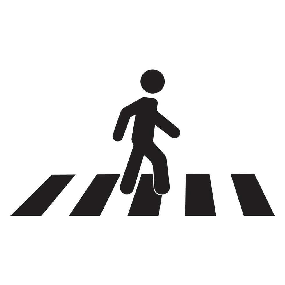 zebra cross icon illustration design vector