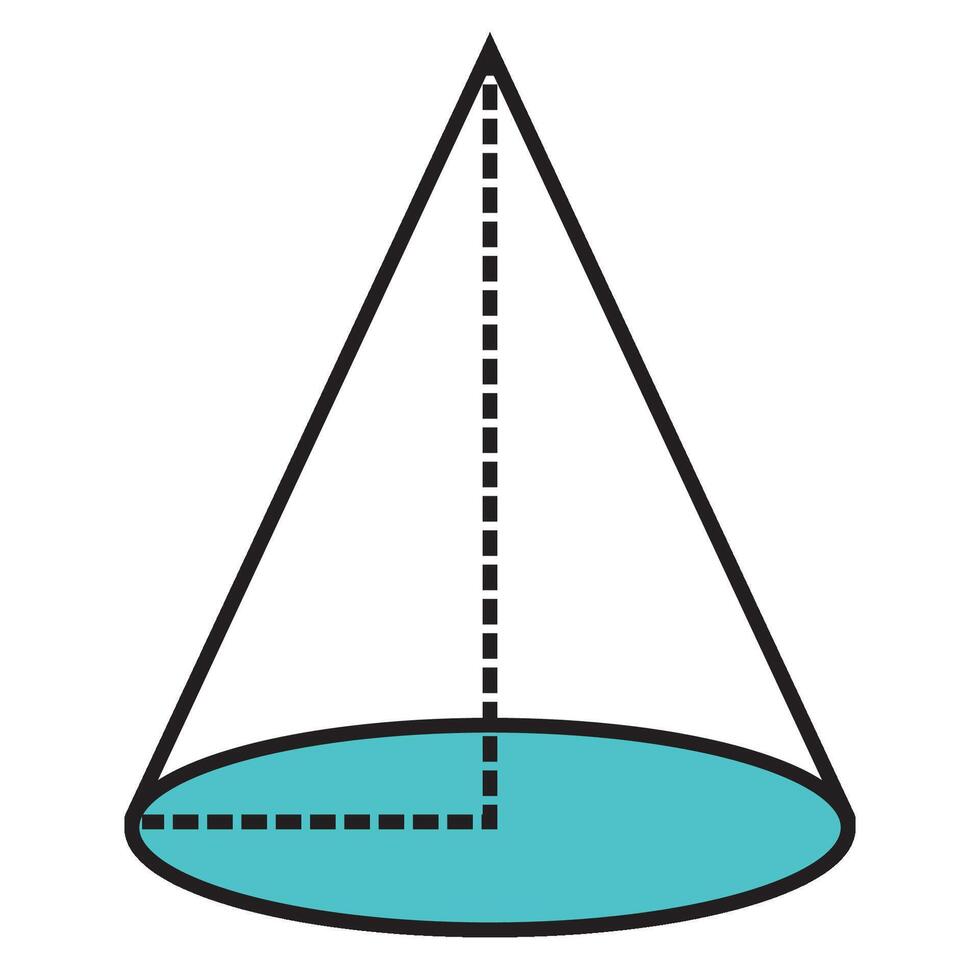 cone icon illustration design template vector