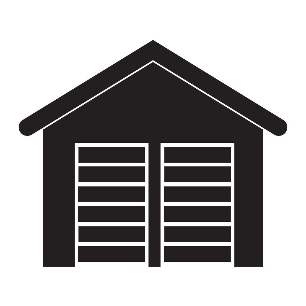 warehouse icon illustration design template vector