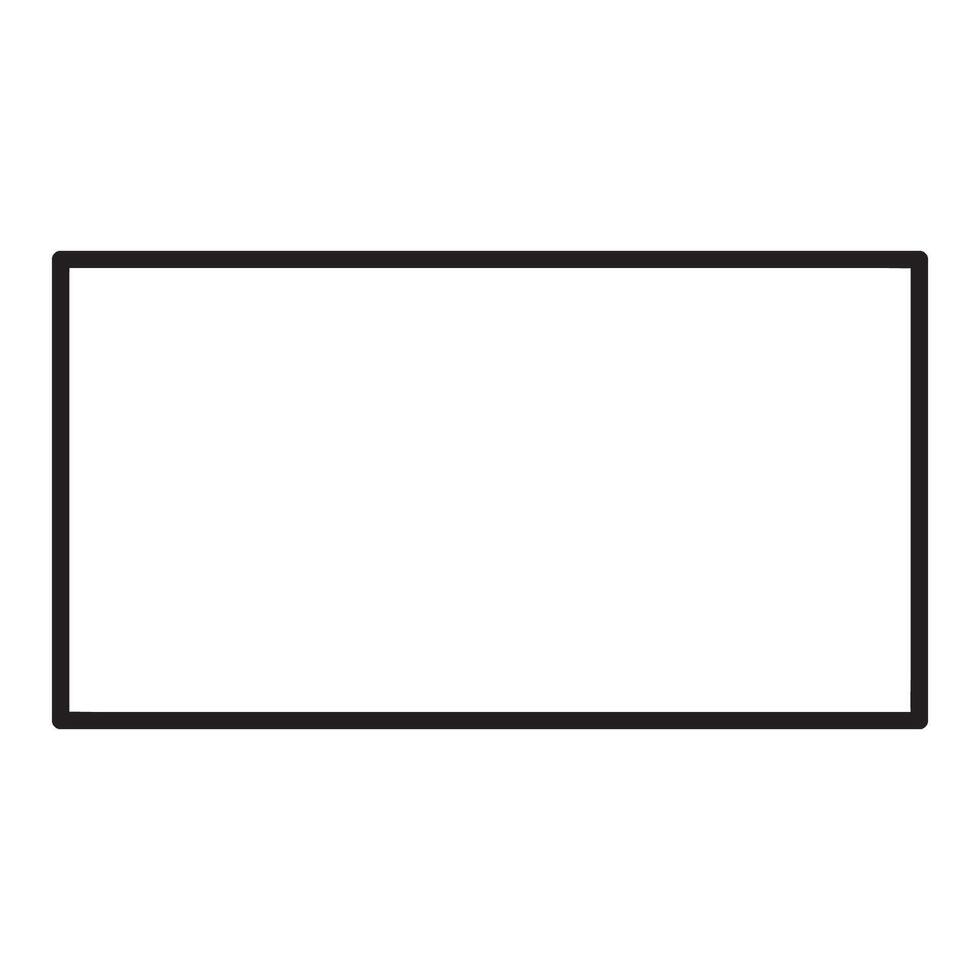 rectangle icon illustration design template vector