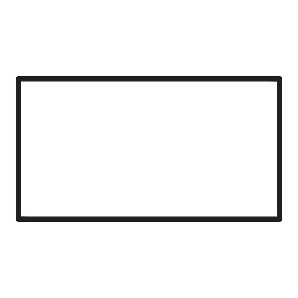 rectangle icon illustration design template vector