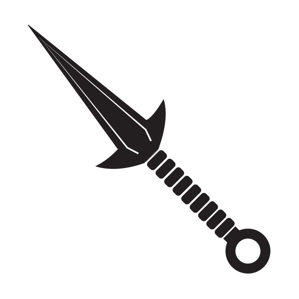 kunai icon illustration design template vector