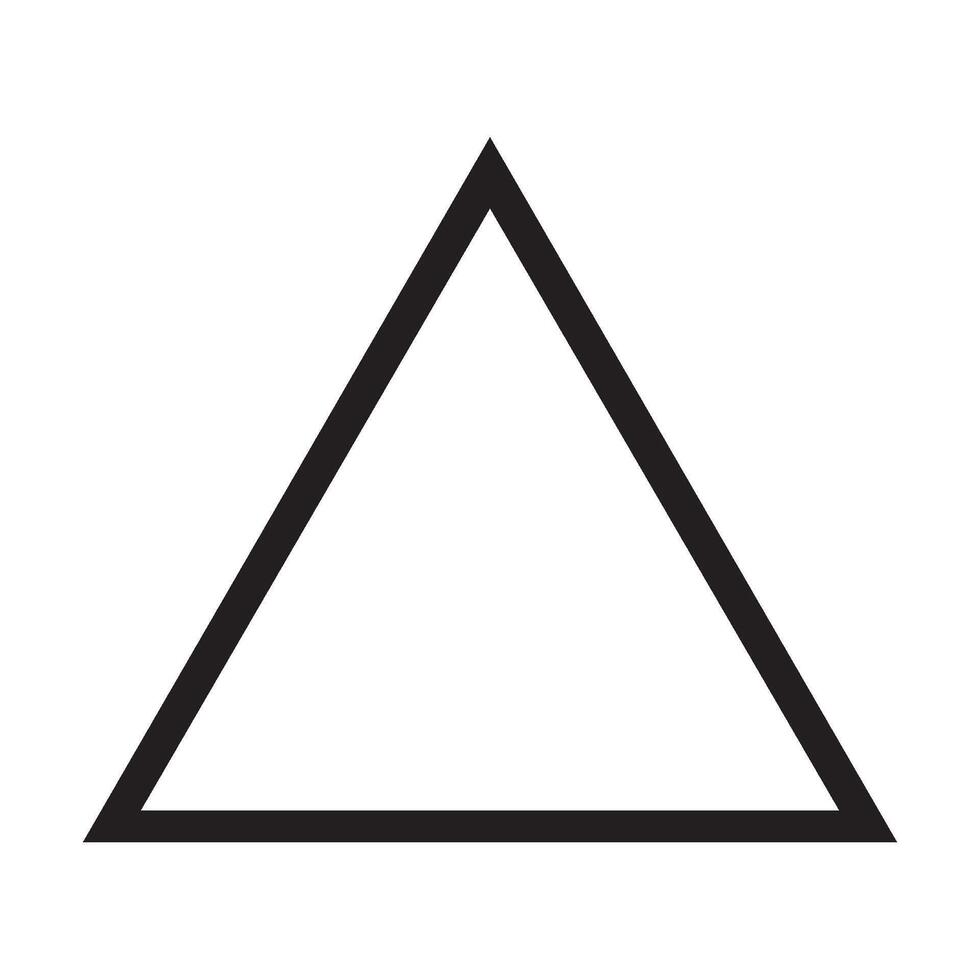 triangle icon illustration design template vector