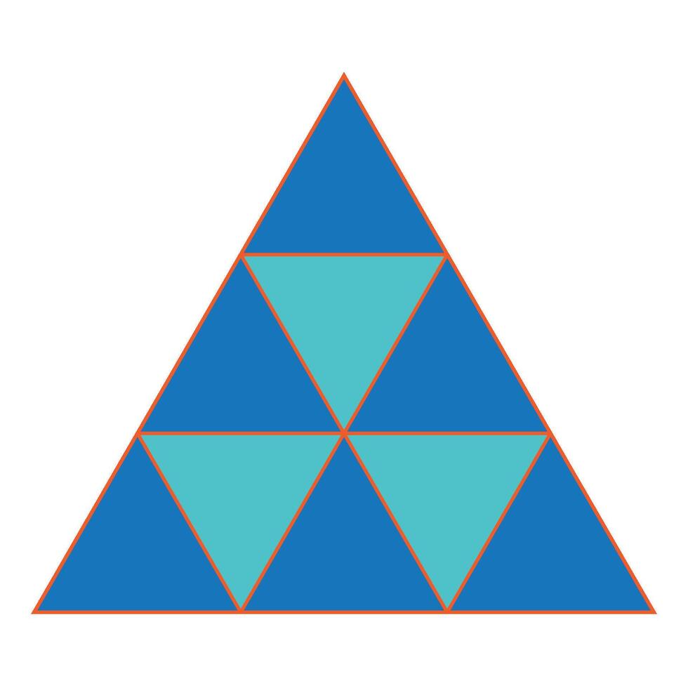 triangle icon illustration design template vector