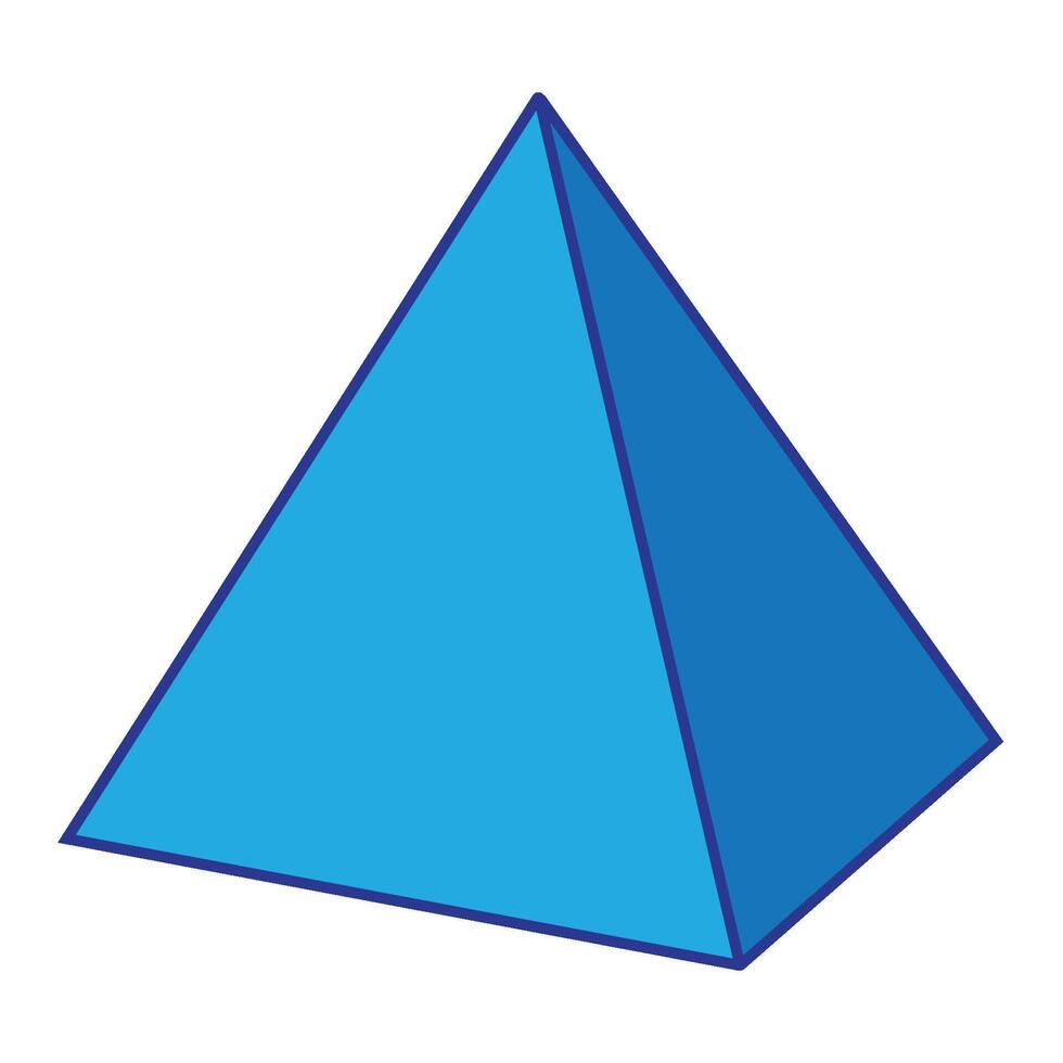 pyramid triangle icon illustration design vector