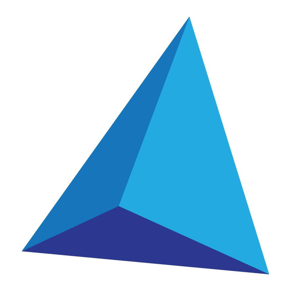 pyramid triangle icon illustration design vector