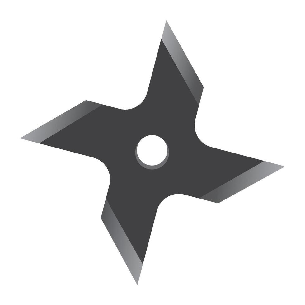 shuriken icono ilustración diseño modelo vector