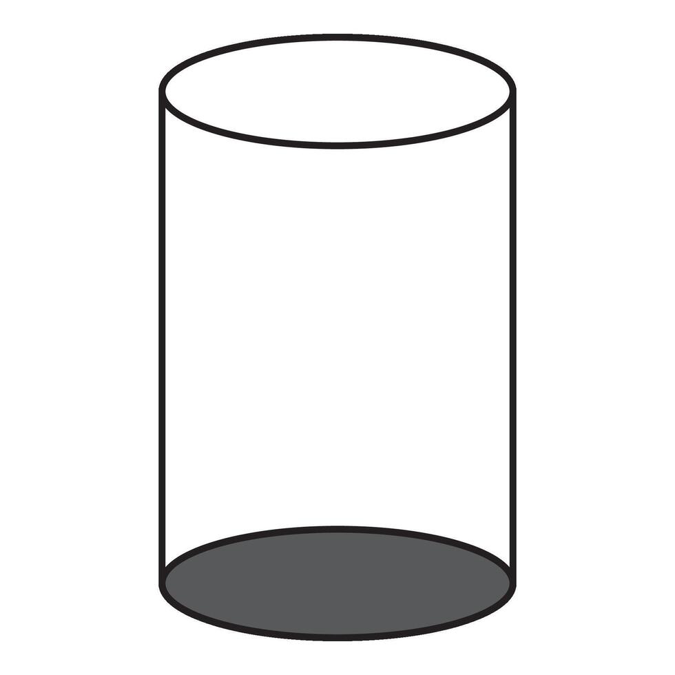 cylinder tube icon illustration design template vector