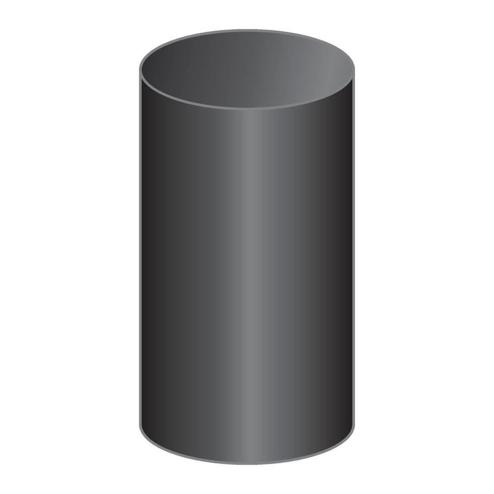 cylinder tube icon illustration design template vector