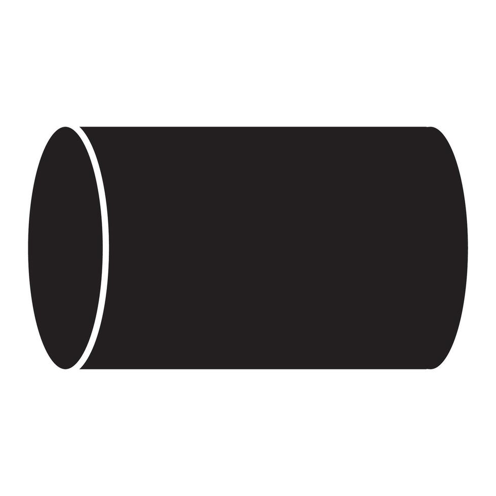 cylinder tube icon illustration design template vector