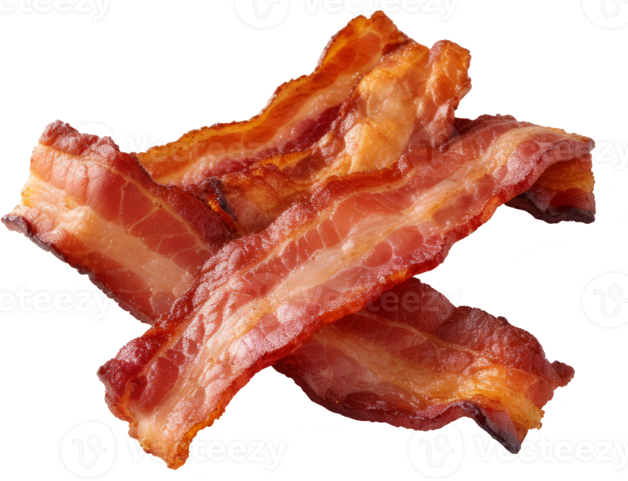 bacon isolated on transparent background png