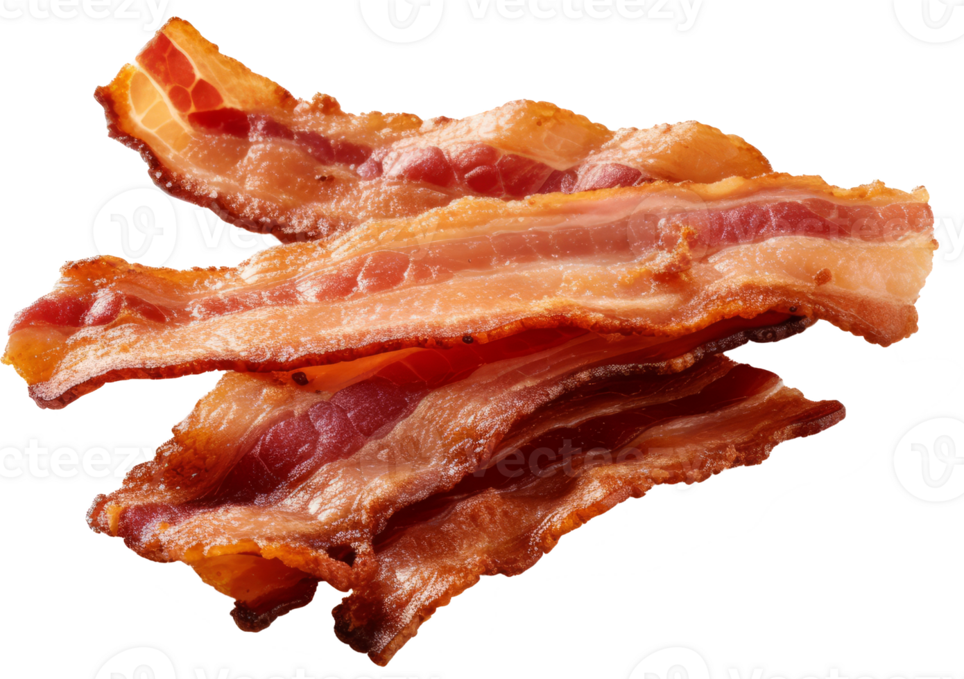 bacon isolated on transparent background png