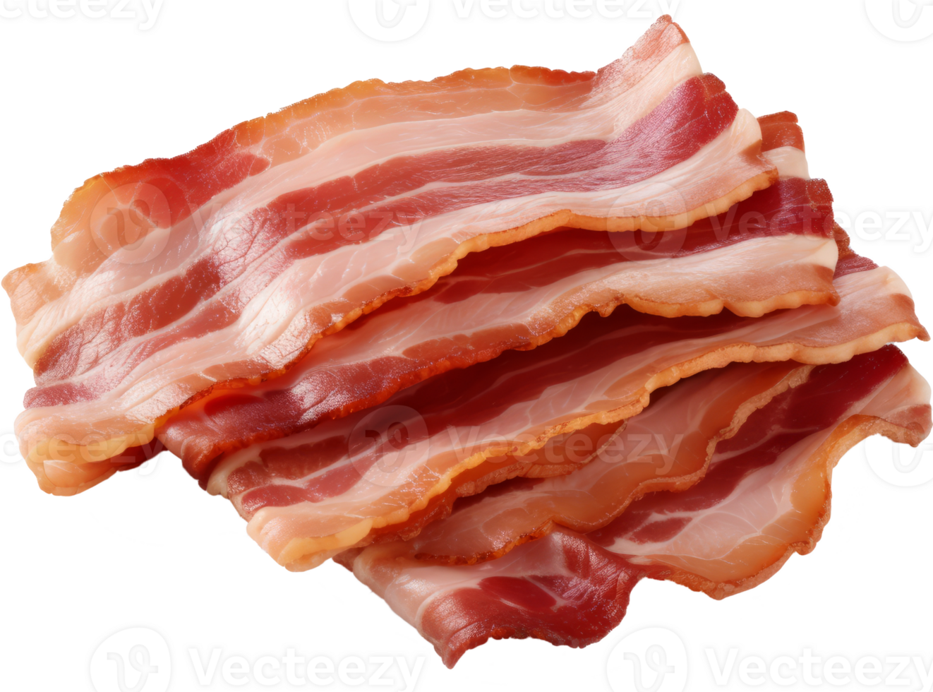 bacon isolated on transparent background png