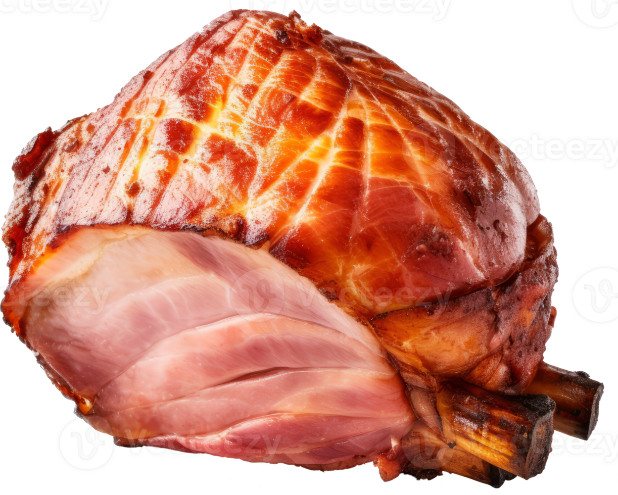 ham isolated on transparent background png