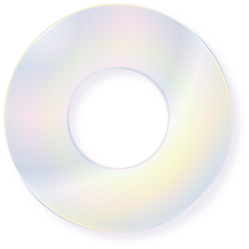 Hologram bubble speach and shape with metal foil gradient png