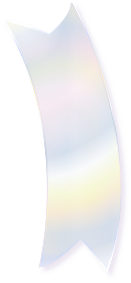 Hologram bubble speach and shape with metal foil gradient png