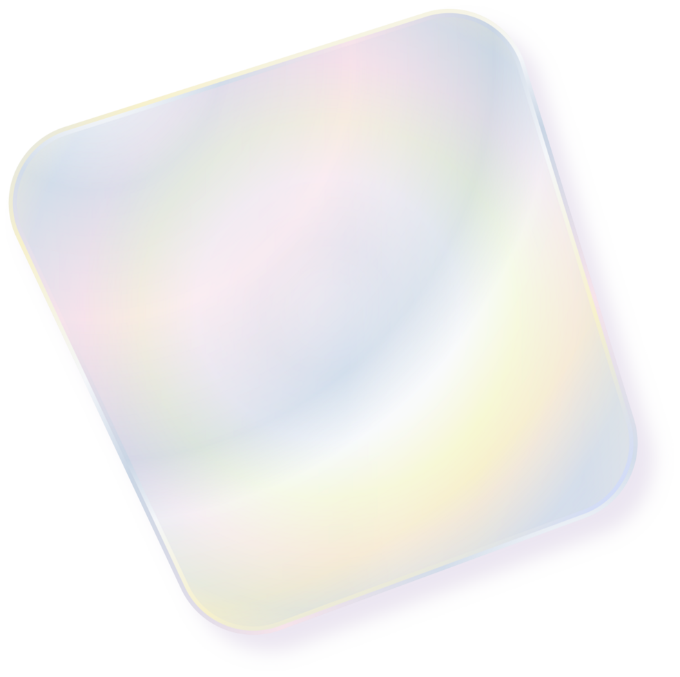 Hologram bubble speach and shape with metal foil gradient png