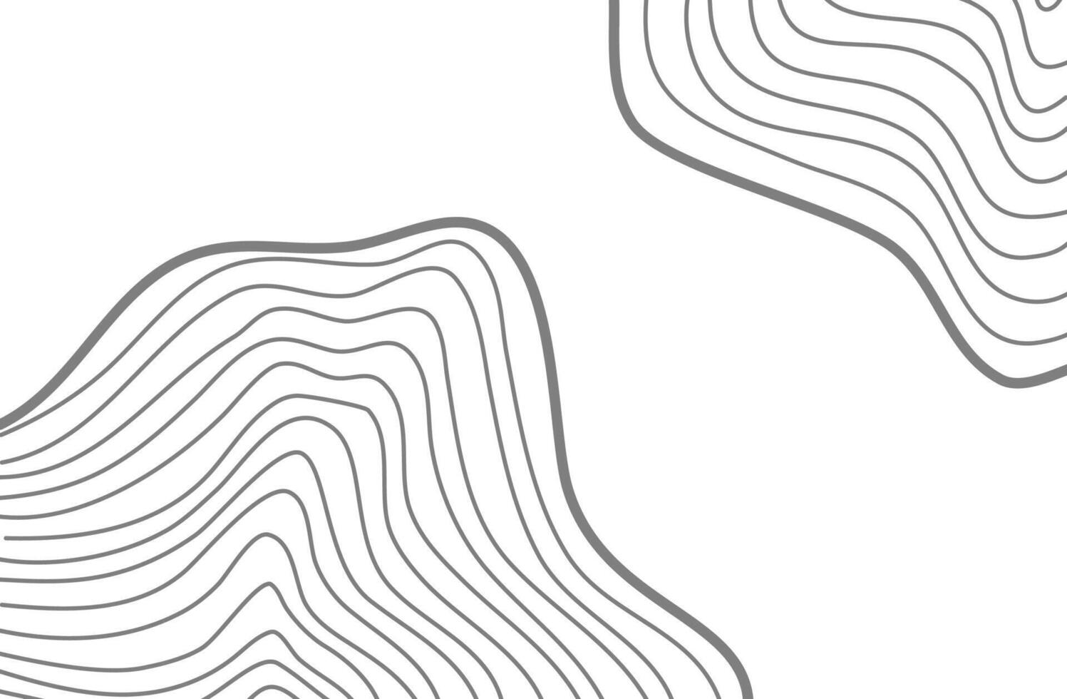 Wavy Contour background. Topographic contour background. contour lines background. Topographic map background. Abstract wavy background. vector