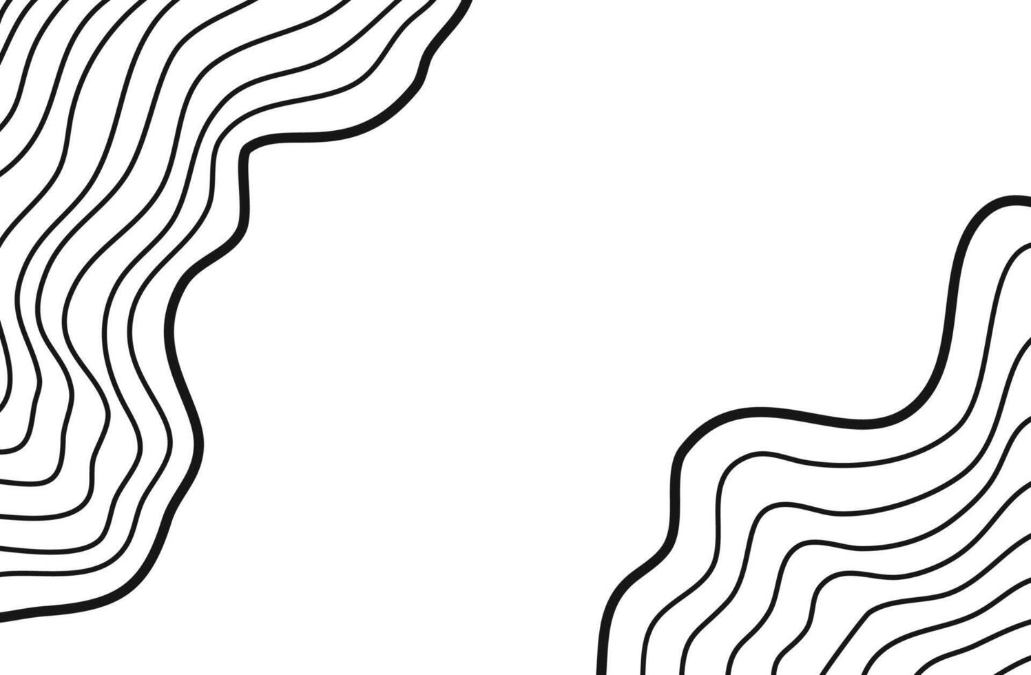 Wavy Contour background. Topographic contour background. contour lines background. Topographic map background. Abstract wavy background. vector