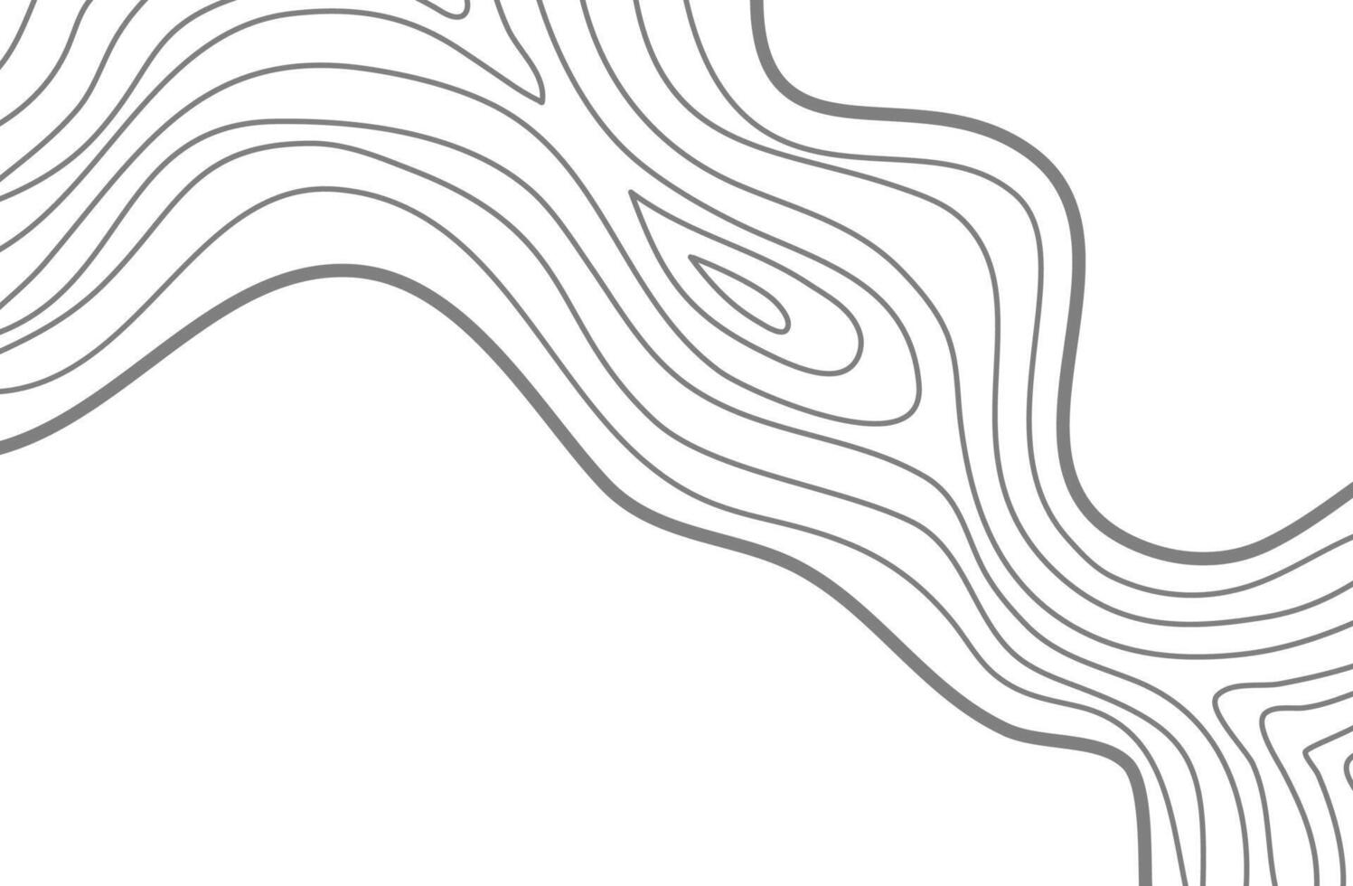 Wavy Contour background. Topographic contour background. contour lines background. Topographic map background. Abstract wavy background. vector