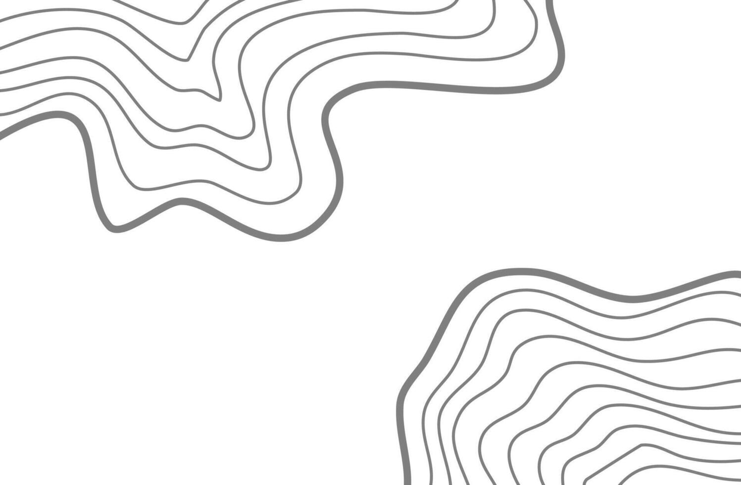 Wavy Contour background. Topographic contour background. contour lines background. Topographic map background. Abstract wavy background. vector