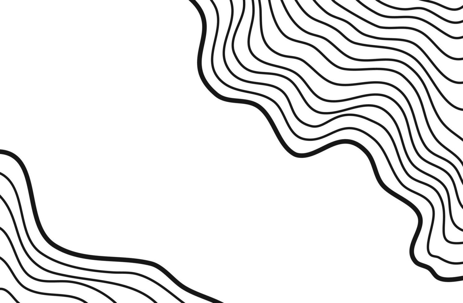 Wavy Contour background. Topographic contour background. contour lines background. Topographic map background. Abstract wavy background. vector