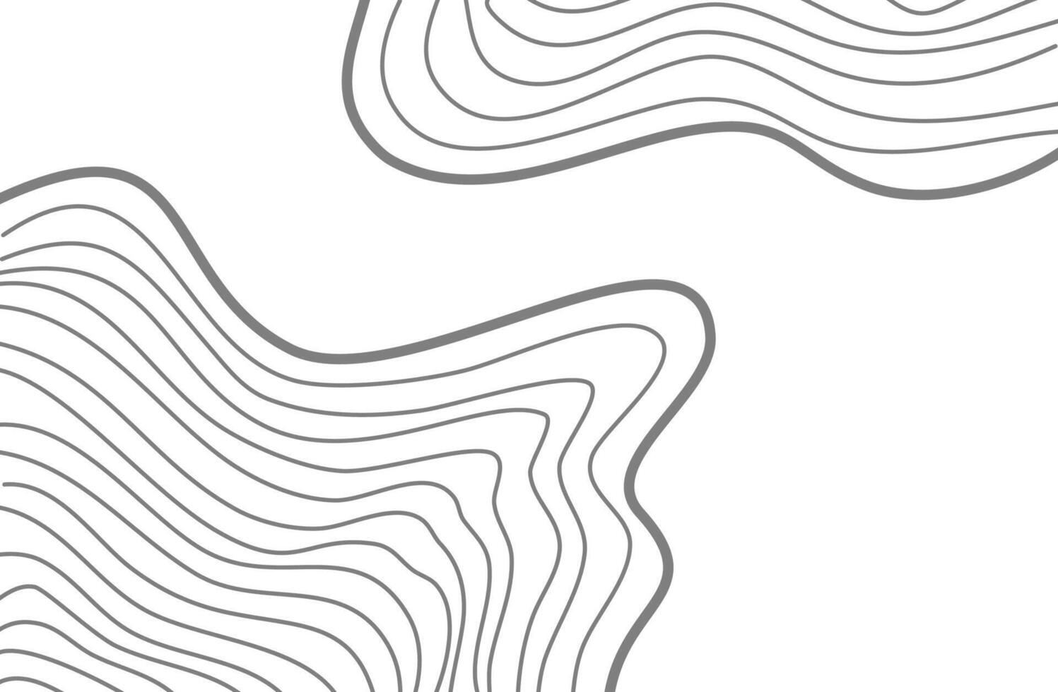 Wavy Contour background. Topographic contour background. contour lines background. Topographic map background. Abstract wavy background. vector
