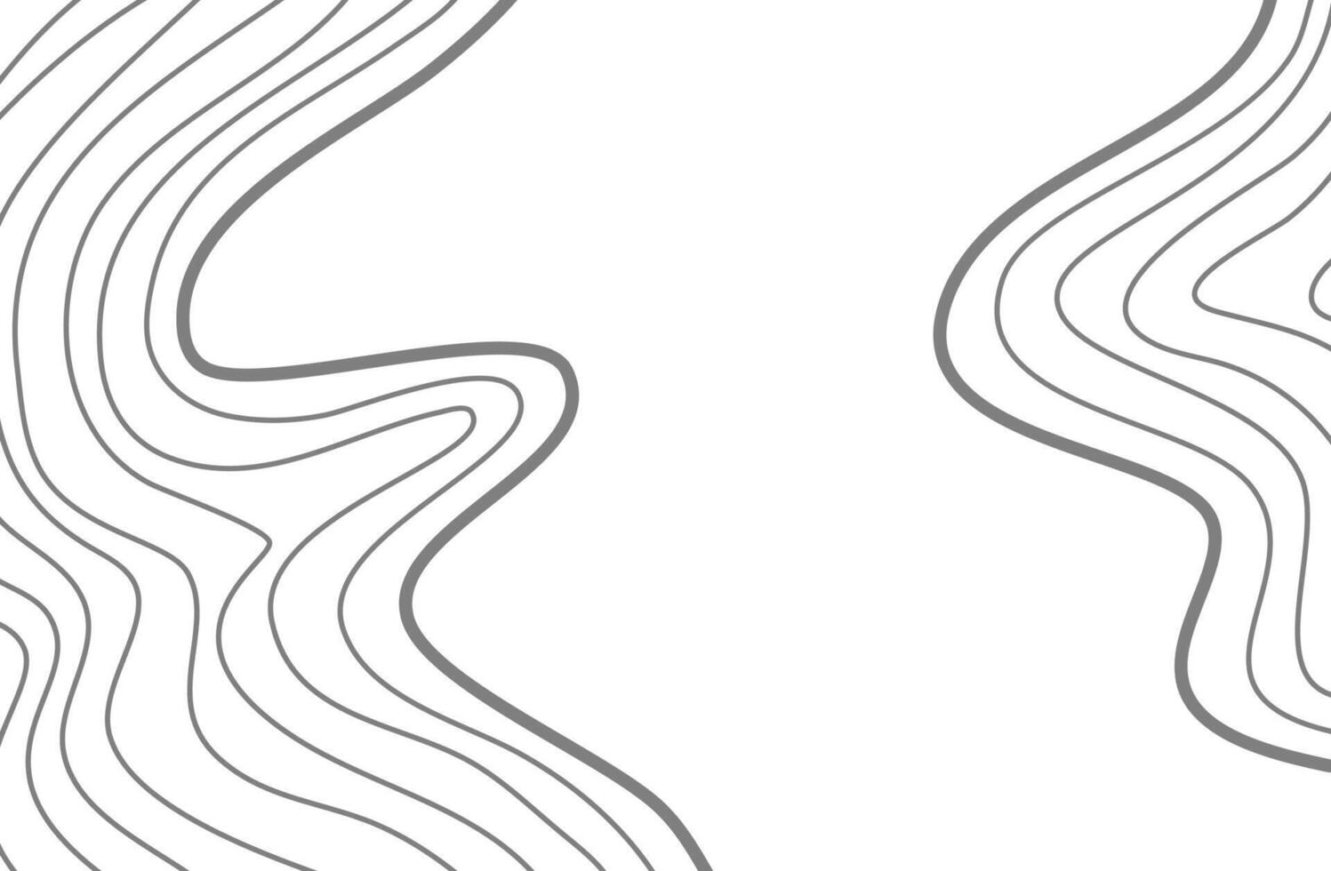 Wavy Contour background. Topographic contour background. contour lines background. Topographic map background. Abstract wavy background. vector