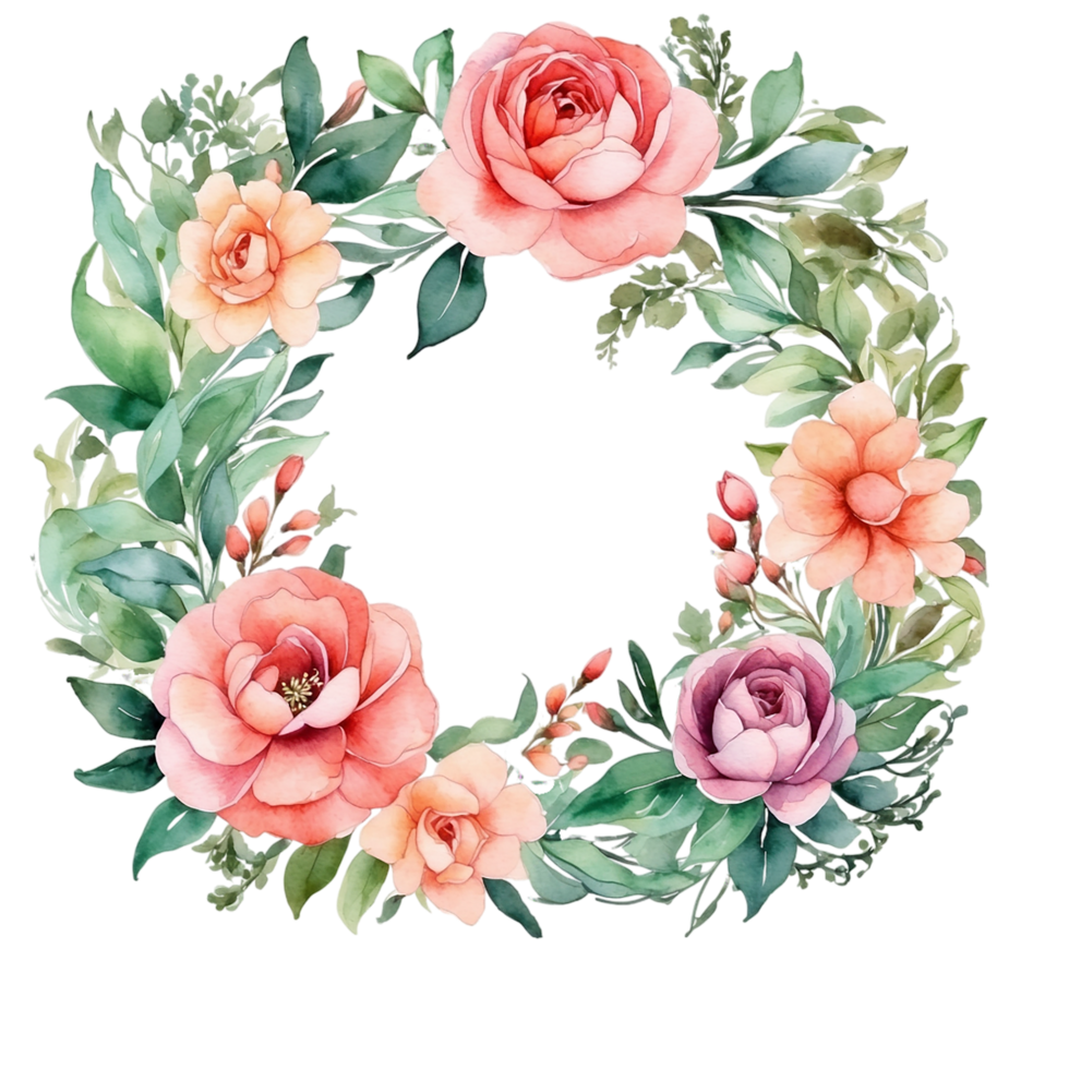 acquerello rosa fiore, acquerello il giro azienda agricola design png