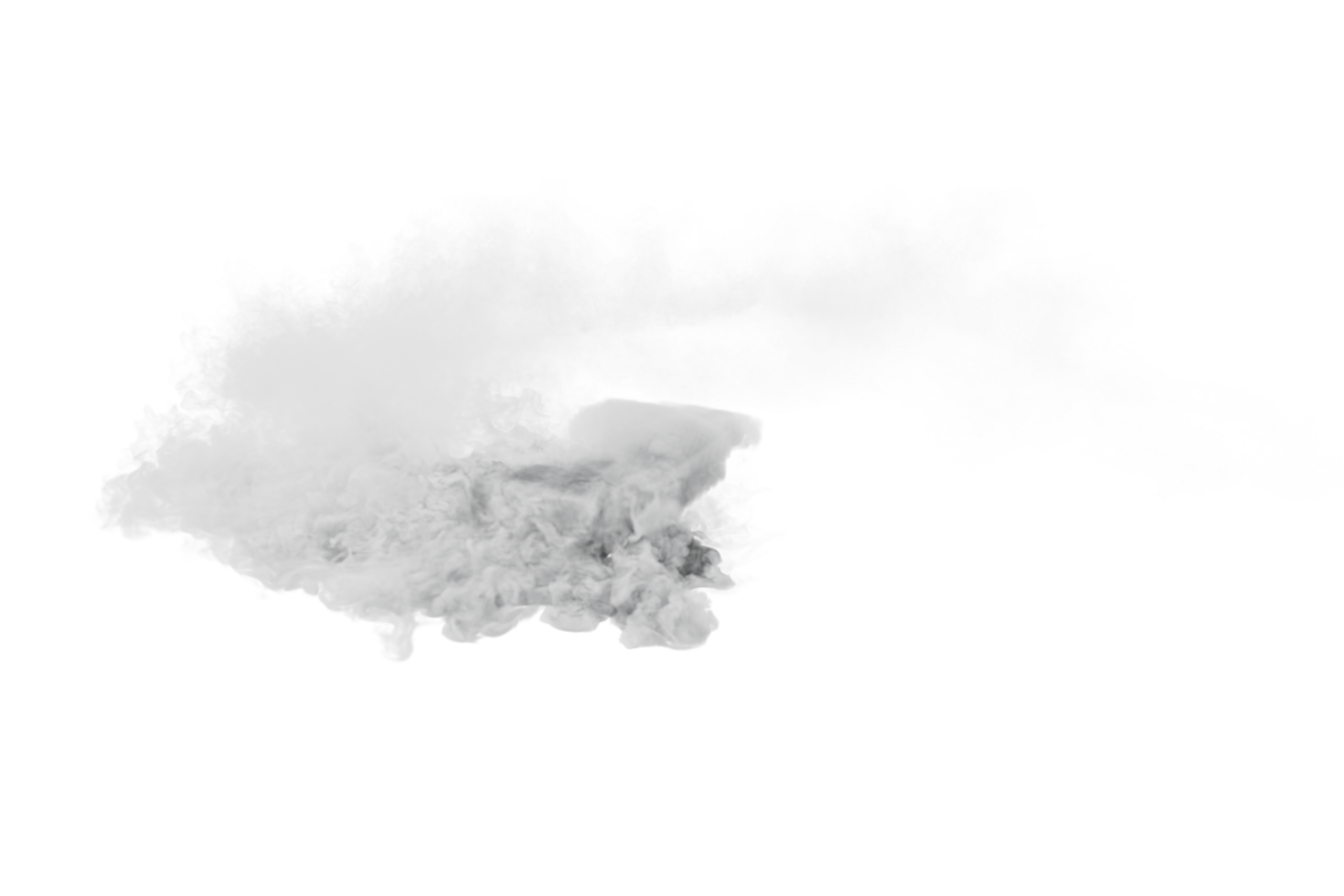 Smoke car burnout on transparent background 44778402 PNG