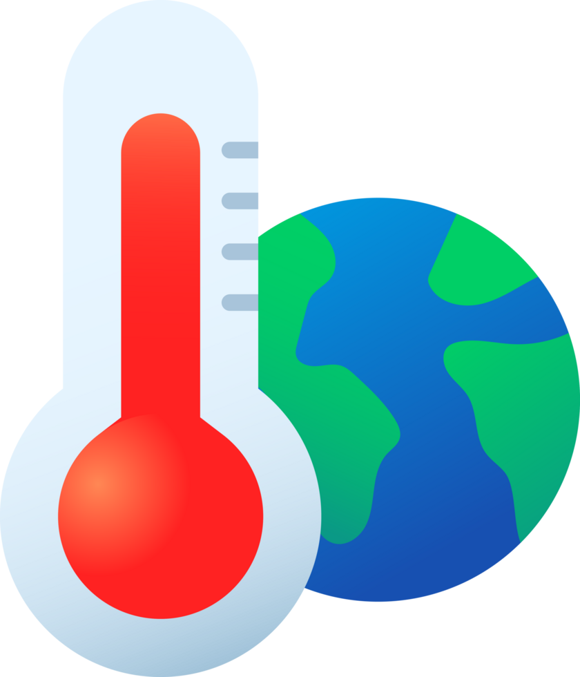 World thermometer temperature icon png