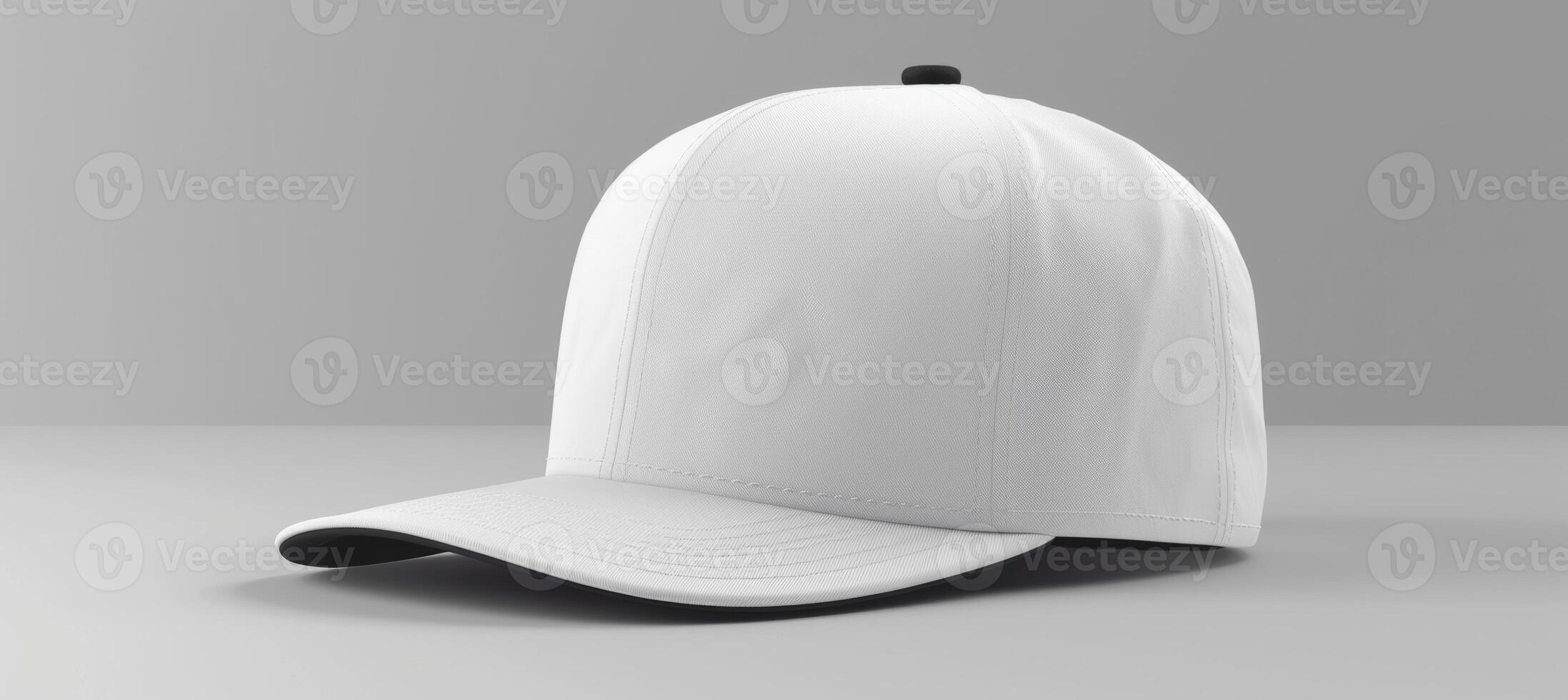 llanura blanco gorra Bosquejo aislado en neutral antecedentes para versátil diseño monitor foto