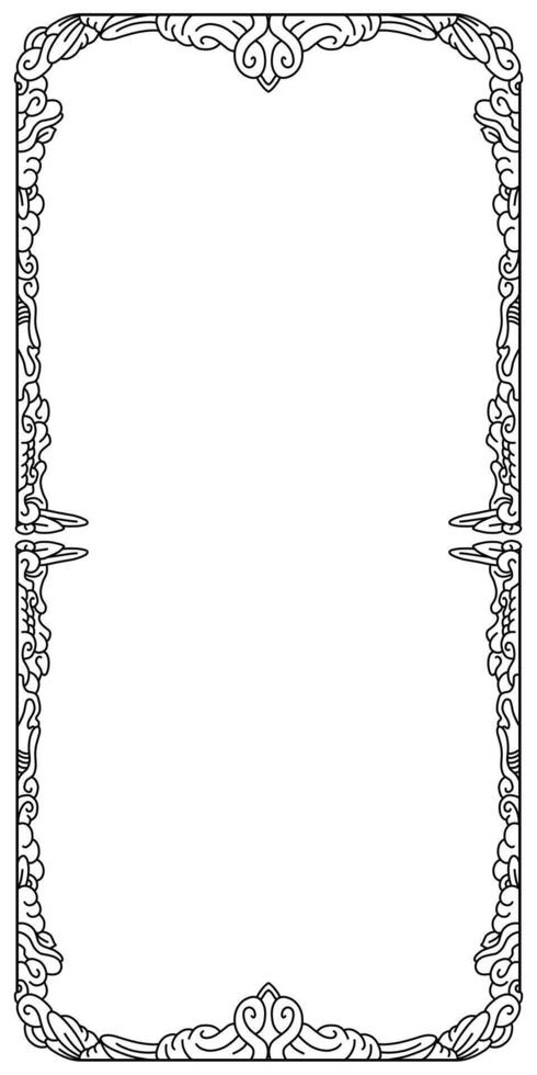 aesthetic square frames for your designs, borders, border packages vector