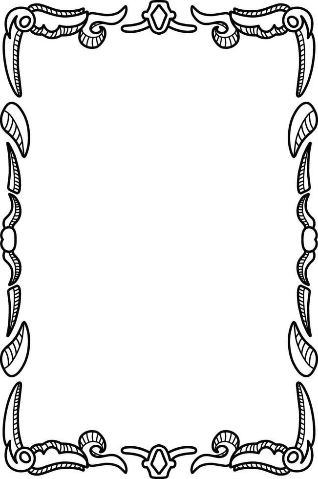 aesthetic square frames for your designs, borders, border packages vector