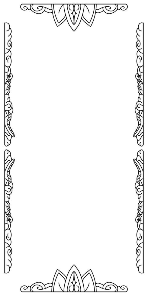 aesthetic square frames for your designs, borders, border packages vector