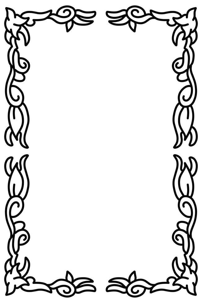 aesthetic square frames for your designs, borders, border packages vector