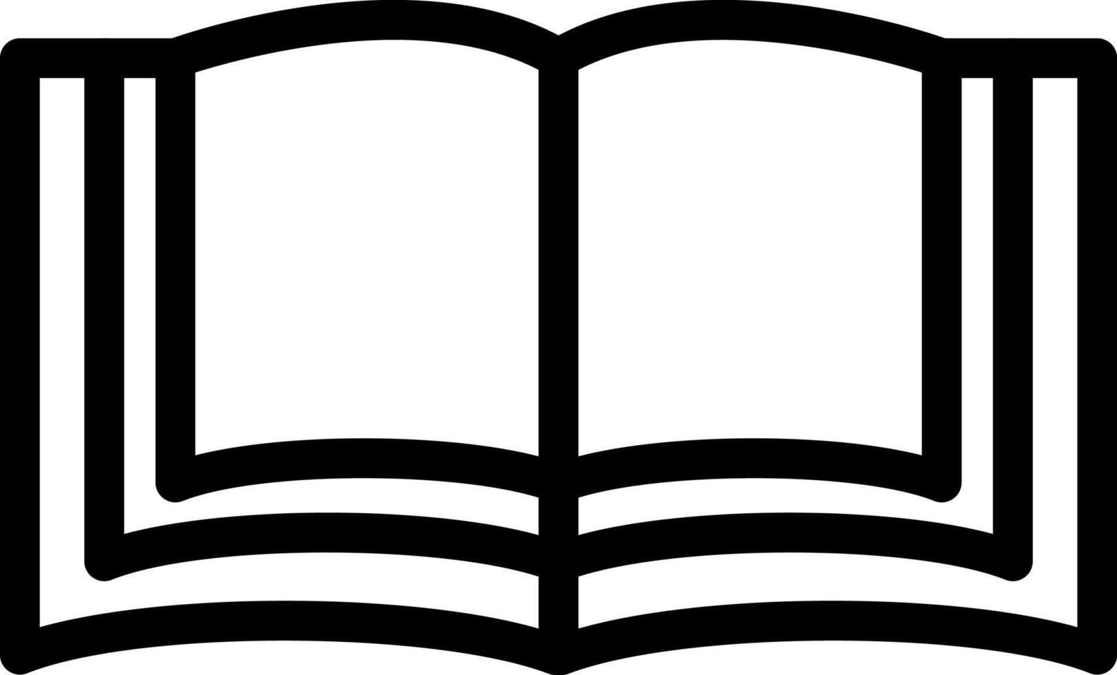 Reading Line Icon For Your Project vector