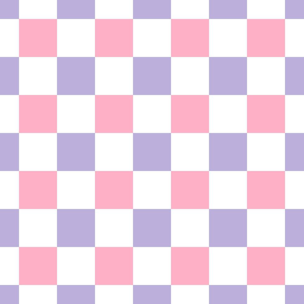 Retro checkered seamless pattern. Colorful vintage aesthetic pattern. vector