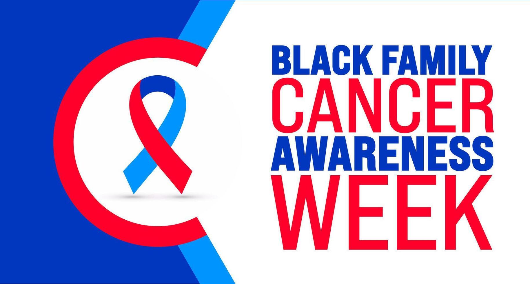 June is National Black Family Cancer Awareness Week background template. Holiday concept. use to background, banner, placard, card, and poster design template. vector